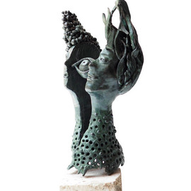 Meryem Erogan: 'creation', 2010 Bronze Sculpture, Abstract. Artist Description: metamorphosis, bronze, nature, man, woman...