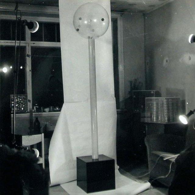 Artist Youri Messen-Jaschin. 'Atome' Artwork Image, Created in 1966, Original Bas Relief. #art #artist
