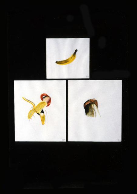 Youri Messen-Jaschin  'Bananas', created in 1990, Original Bas Relief.