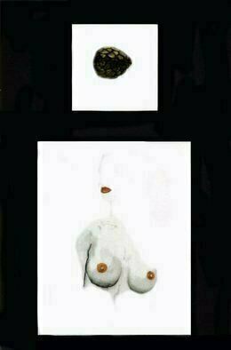 Youri Messen-jaschin: 'Cherimoya', 1990 Pencil Drawing, Erotic. (r) by 1990 Prolitteris Postfach CH. - 8033 Zurich (c) by 1990 Youri Messen- Jaschin Switzerland ...
