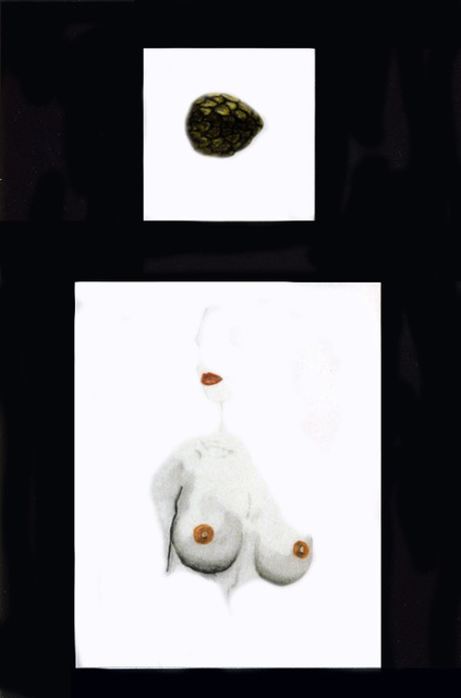 Artist Youri Messen-Jaschin. 'Cherimoya' Artwork Image, Created in 1990, Original Bas Relief. #art #artist