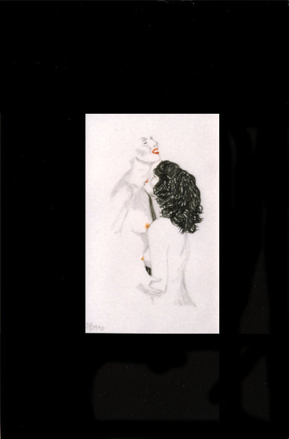 Youri Messen-Jaschin  'Love', created in 1990, Original Bas Relief.