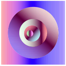 Youri Messen-jaschin Artwork Quark, 2015 Serigraph, Optical