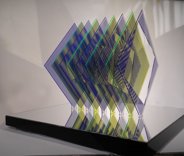Youri Messen-Jaschin  'Rhombus', created in 2014, Original Bas Relief.