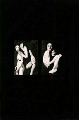 Youri Messen-jaschin: 'Storys II', 1990 Pencil Drawing, Erotic. (r) by 1990 Prolitteris Postfach CH. - 8033 Zurich (c) by 1990 Youri Messen- Jaschin Switzerland ...