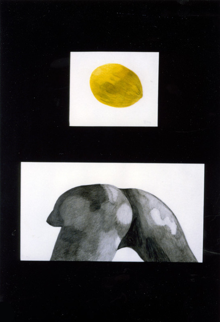 Youri Messen-Jaschin  'Sweet Melon', created in 1990, Original Bas Relief.