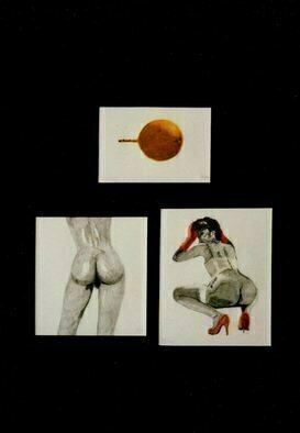 Youri Messen-jaschin: 'Sweet Passion Fruit', 1990 Pencil Drawing, Erotic. (r) by 1990 Prolitteris Postfach CH. - 8033 Zurich (c) by 1990 Youri Messen- Jaschin Switzerland  ...
