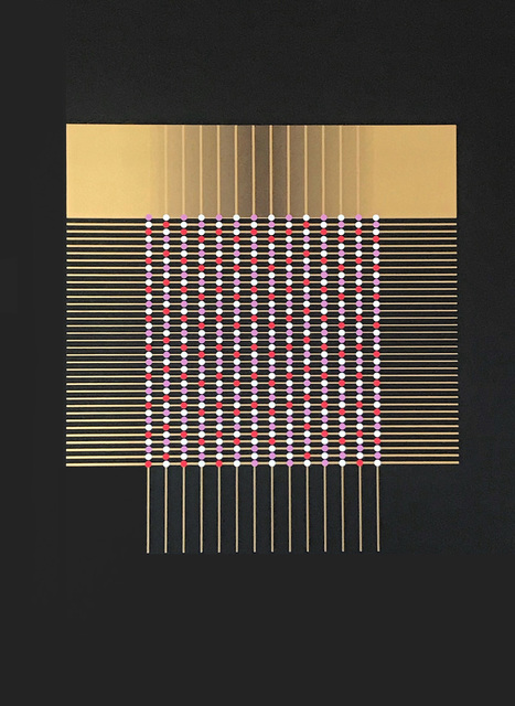 Youri Messen-Jaschin  'Crystal Gold Drop', created in 2022, Original Bas Relief.