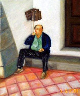 Eduardo Diaz: 'Lucien', 2001 Oil Painting, Humor. 