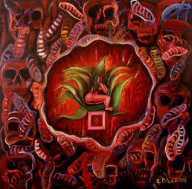 Artist Eduardo Diaz. 'Sin Titulo' Artwork Image, Created in 2003, Original Pastel. #art #artist