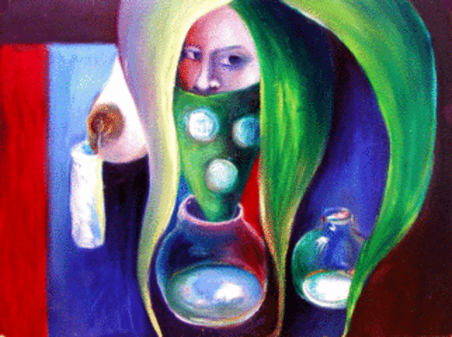 Artist Eduardo Diaz. 'Nipple' Artwork Image, Created in 2006, Original Pastel. #art #artist