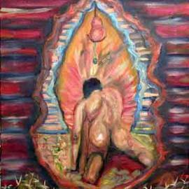 Eduardo Diaz: 'peyote', 2004 Oil Painting, Culture. 