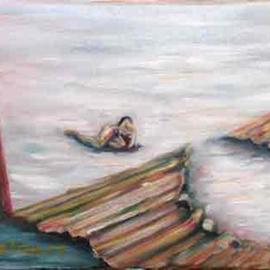 Eduardo Diaz: 'weakness', 2004 Oil Painting, Culture. 