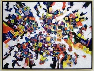 Michael Griesgraber: 'Aerial III', 2006 Acrylic Painting, Abstract. 