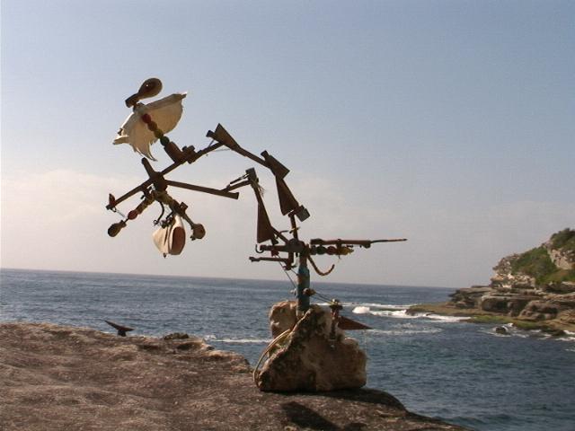 Micha Nussinov  'On An Island ', created in 2002, Original Installation Indoor.