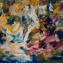 Michael Puya: 'Impression I', 2002 Acrylic Painting, Abstract. Artist Description: 80x60 cm.Price updated 2009, june, 6th....