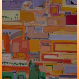 Michael Puya: 'Kasbah Marocain', 2007 Acrylic Painting, Abstract. Artist Description: 60x80 cm. ( Price updated 2009, september, 25th. ) ...