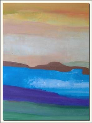Michael Puya: 'Un toque azul para equilibrar', 2006 Acrylic Painting, Meditation. 