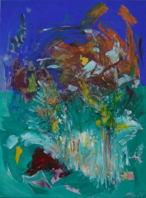 Michael Puya  'Spring Feelings', created in 2011, Original Painting Tempera.