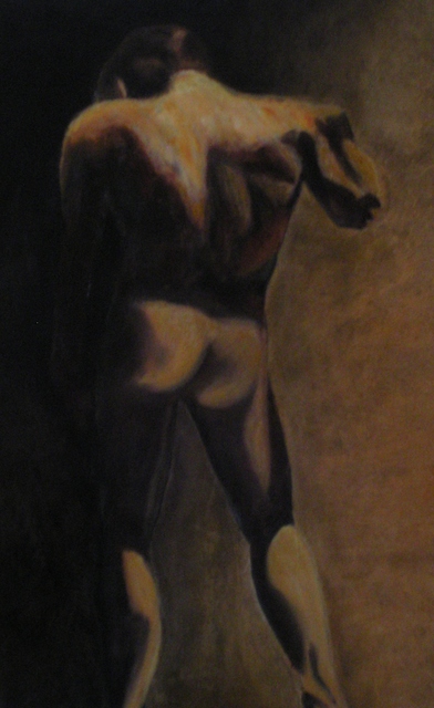 Mya Miyadri Miguel Moya Adriano  'Nude Man', created in 2013, Original Painting Acrylic.