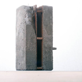 Mikael Hansen: 'model', 1995 Other Sculpture, Architecture. Artist Description: Model in cement and wood for public sculpture in large scale...