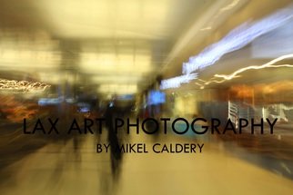Mikel  Caldery: 'LAX ART PHOTOGRAPHY BY MIKEL CALDERY', 2014 Color Photograph, Abstract Landscape.     LAX ART PHOTOGRAPHY collection produced in January 2014 in LAX the international airport of Los Angeles, it is about movement and hurry of the people and the colour and light of arquitecture Scenery.This Art collection is produced without any kind of postproduction, not photoshop, not edition, only pure photography...