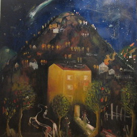 Sinisa Mihajlovic: 'KOSOVO', 2005 Oil Painting, War. Artist Description:   kosovo suffering trough childrens eyes...