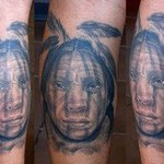 Indian portrait tattoo By Minh Hang