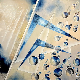 Benavente Mirta: 'geometria14', 2014 Acrylic Painting, Abstract. Artist Description: Serie Incertidumbres GeomA(c)tricas ...