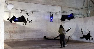 Miri Chais: 'no wonder', 2012 Mixed Media, Technology.  An installation in the port of Jaffa ...