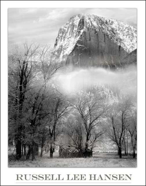 Russell Hansen  'Longs Peak In Winter', created in 2006, Original Photography Digital.