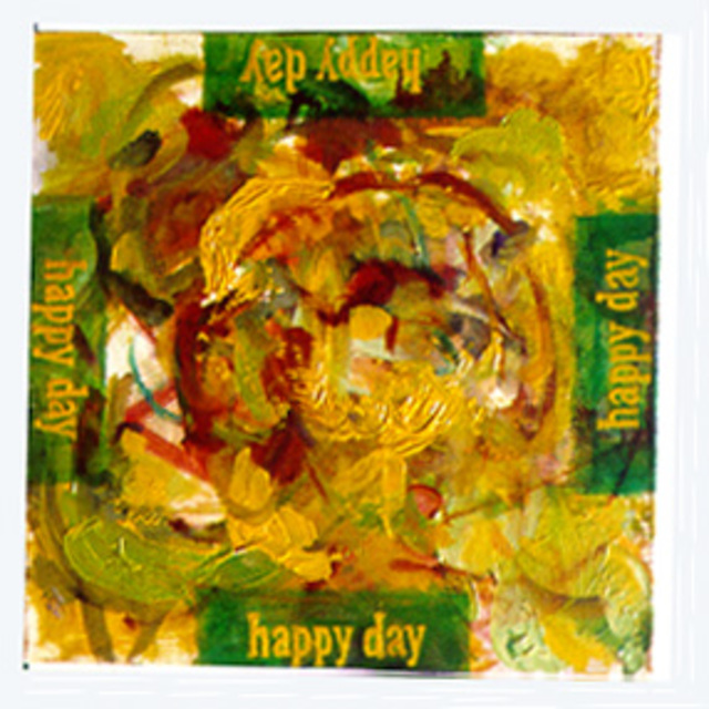 Artist Mirjana Vilic. 'Happy Day2' Artwork Image, Created in 2002, Original Artistic Book. #art #artist