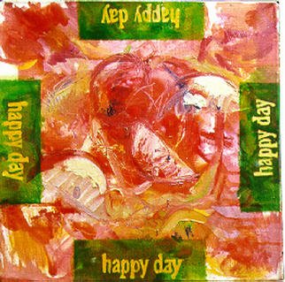 Mirjana Vilic: 'happy day3', 2002 Artistic Book, Abstract. 