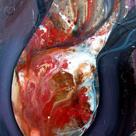 Mladen Stankovic: 'untitled 1', 2014 Oil Painting, Meditation. Artist Description:            oil in canvas, heart,         ...