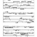 String Quartet 5 Excerpt By Michael Leyton