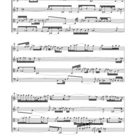 String Quartet 5 Excerpt By Michael Leyton