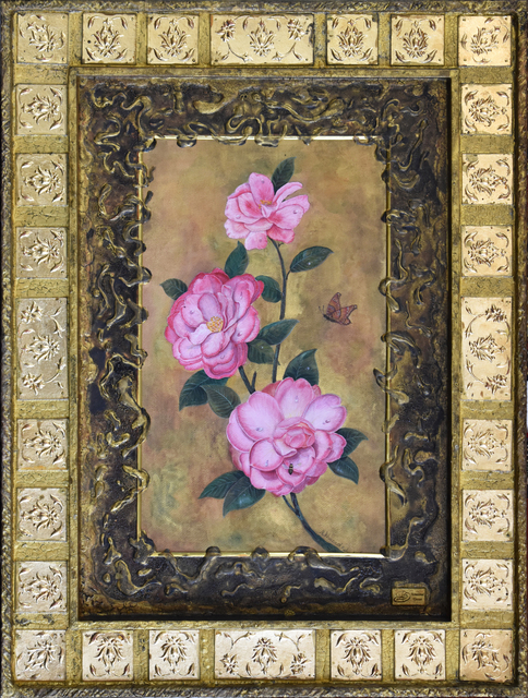 Mohammad Khazaei  'Camellia', created in 2016, Original Painting Acrylic.