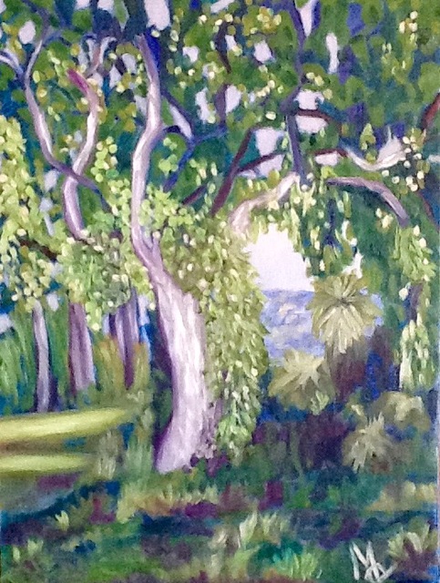 Marilia Lutz  'Old Tree', created in 2020, Original Painting Oil.