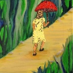 red umbrella By Marilia Lutz