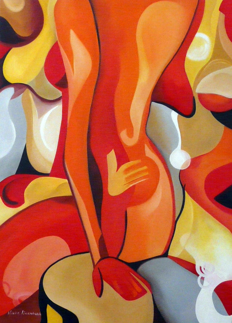 Monica Lowenberg  'FOAM OF LOVE', created in 2009, Original Painting Oil.