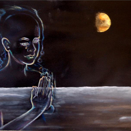 Human Spirit Moonscape, Susan Moore