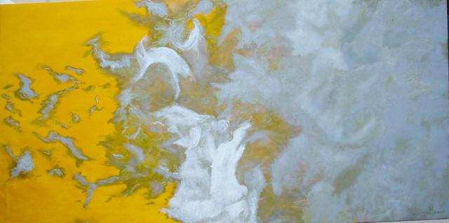 Artist Guy Octaaf Moreaux. 'Smoke' Artwork Image, Created in 2004, Original Pastel Oil. #art #artist
