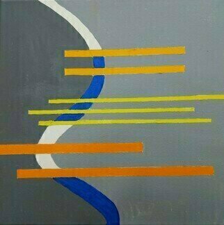Guy Octaaf Moreaux: 'ligeti s cello sonate', 2023 Oil Painting, Abstract. As abstract as music. Acrylic and oil paint on canvas...