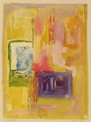 Morel Morton Alexander: 'Interior', 2006 Watercolor, Abstract. 