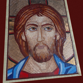 Jesus  Icon By Diana  Donici