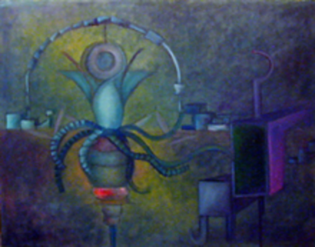 Martha Palacios  'Bailarina', created in 2002, Original Painting Oil.