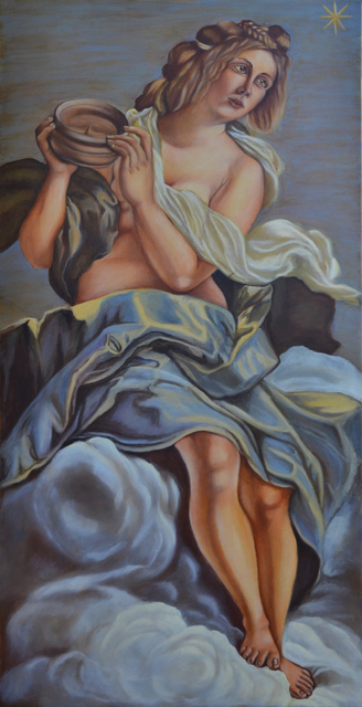 Rosa Protopapa  'Artemisia', created in 2018, Original Painting Encaustic.