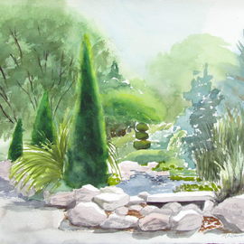 Water Garden By Margaret Dawson