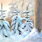 Xmas Snow By Margaret Dawson