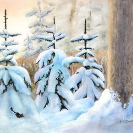 Xmas Snow By Margaret Dawson